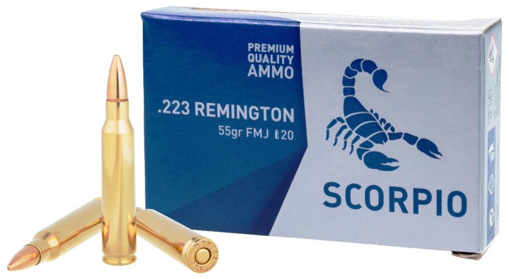 SCORPIO .223 Rem.-55grs-FMJ BT